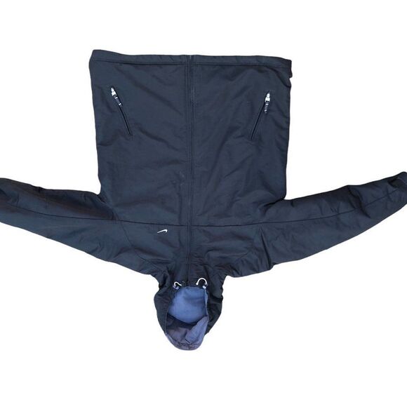 NIKE Jacket XL Black Big Logo - Picture 3 of 10
